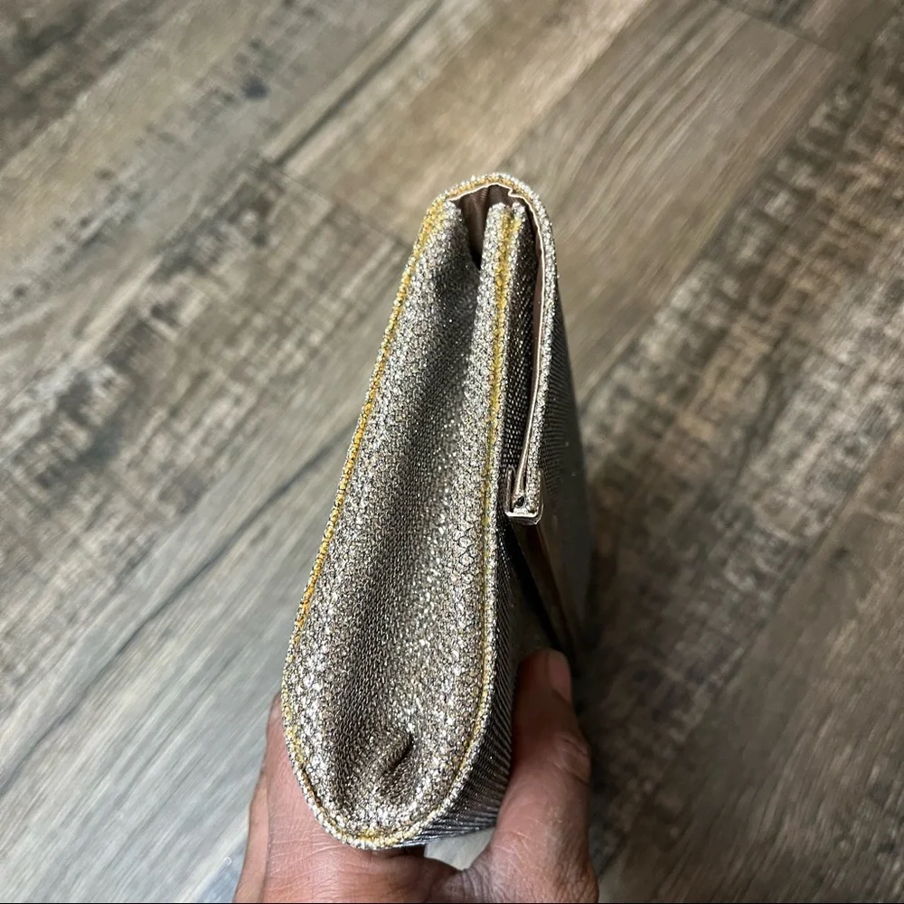 Glitter Gold Clutch